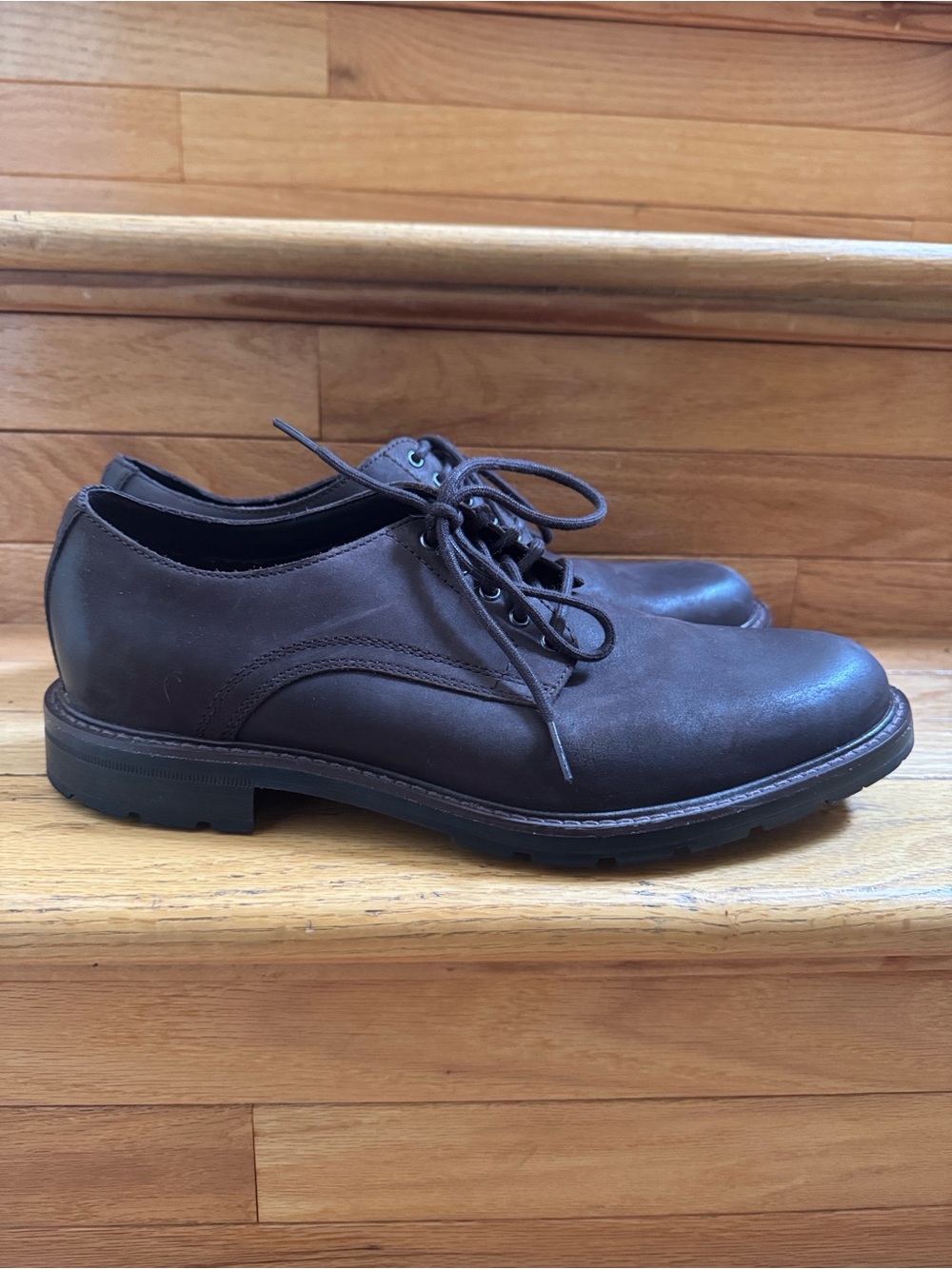 Cole Haan Men’s Leather Dress Shoe Size 10 M Brown Formal Excellent Conditio